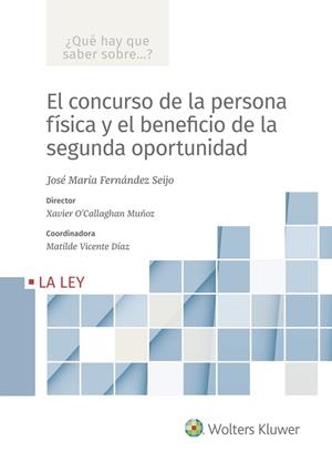 CONCURSO DE LA PERSONA FISICA Y EL BENEFICIO DE LA SEGUNDA OPORTUNIDAD, EL | 9788418662362 | FERNANDEZ SEIJO, JOSE MARIA
