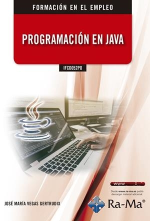 PROGRAMACIÓN EN JAVA | 9788418551307 | VEGAS GERTRUDIX, JOSÉ MARÍA