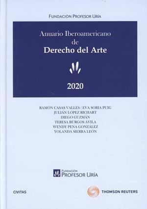 ANUARIO IBEROAMERICANO DE DERECHO DEL ARTE 2020 DUO | 9788413463711 | SANCHEZ ARISTI, RAFAEL
