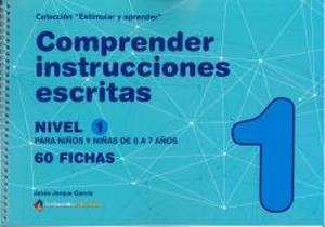 COMPRENDER INSTRUCCIONES ESCRITAS NIVEL 1 | 9788498964615 | JARQUE GARCIA, JESÚS