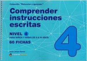 COMPRENDER INSTRUCCIONES ESCRITAS NIVEL 4 | 9788498964646 | JARQUE GARCIA, JESÚS