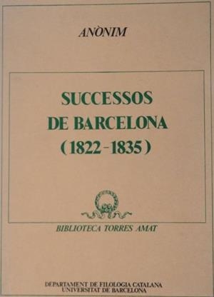 SUCCESSOS DE BARCELONA (1822-1835) | 9788472561861
