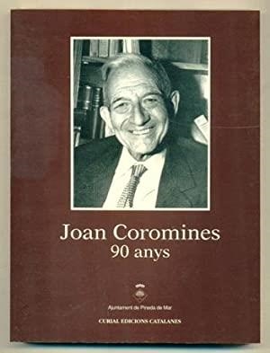 JOAN COROMINES, 90 ANYS | 9788472569010 | AJUNTAMENT DE PINEDA DE MAR