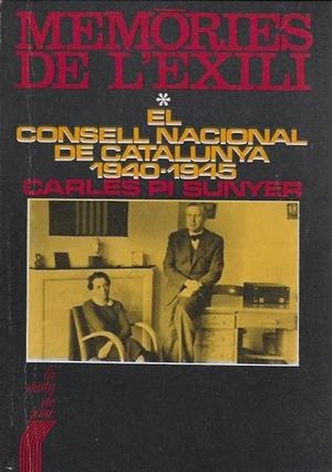 MEMÒRIES DE L'EXILI I | 9788472561458 | PI SUNYER, CARLES