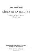 ÈPICA DE LA REALITAT, L' | 9788472561526 | SOBRÉ, JOSEP MIQUEL