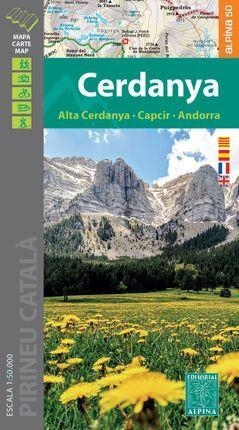 CERDANYA : MAPA-GUIA [2021] | 9788480908726 | EDITORIAL ALPINA
