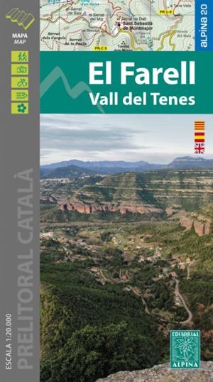 EL FARELL – LA VALL DEL TENES : MAPA-GUIA [2021] | 9788480908672 | EDITORIAL ALPINA
