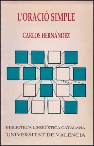 ORACIÓ SIMPLE, L' | 9788437005225 | HERNÁNDEZ SACRISTÁN, CARLOS