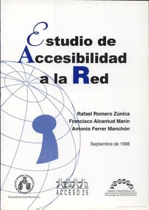 ESTUDIO DE ACCESIBILIDAD A LA RED | 9788437034850 | ALCANTUD MARÍN, FRANCISCO / FERRER MANCHÓN, ANTONIO / ROMERO ZÚNICA, RAFAEL