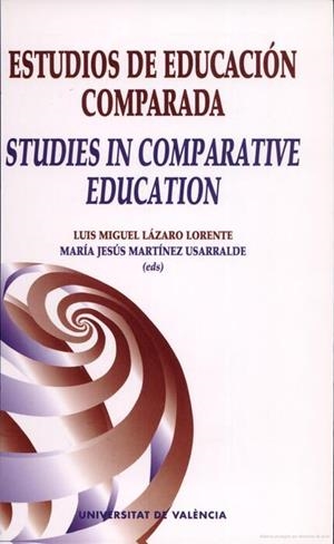 ESTUDIOS DE EDUCACIÓN COMPARADA / STUDIES IN COMPARATIVE EDUCATION | 9788437057910 | VARIOS AUTORES