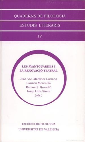 AVANTGUARDES I LA RENOVACIÓ TEATRAL, LES | 9788437041667 | VARIOS AUTORES