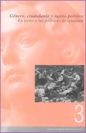 GÉNERO, CIUDADANÍA Y SUJETO POLÍTICO. EN TORNO A LAS POLÍTICAS DE IGUALDAD | 9788437053547 | VARIOS AUTORES