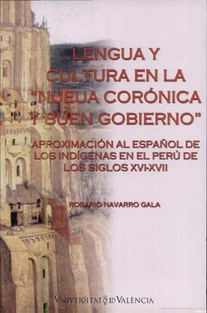 LENGUA Y CULTURA EN LA "NUEVA CORÓNICA Y BUEN GOBIERNO" | 9788437056760 | NAVARRO GALA, ROSARIO