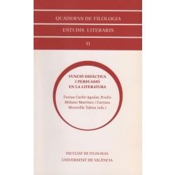 FUNCIÓ DIDÀCTICA I PERSUASIÓ EN LA LITERATURA | 9788437023311 | VARIOS AUTORES
