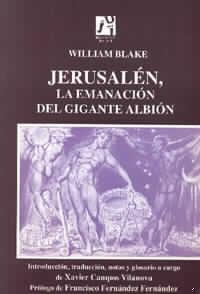 JERUSALEN, LA EMANACIÓN DEL GIGANTE ALBIÓN | 9788480211222 | BLAKE, WILLIAM