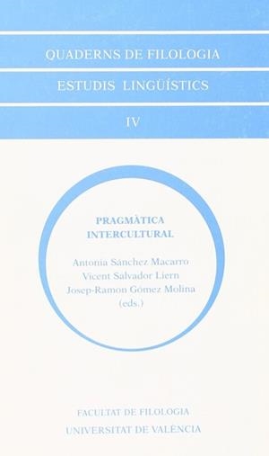 PRAGMÀTICA INTERCULTURAL | 9788437038742 | VARIOS AUTORES