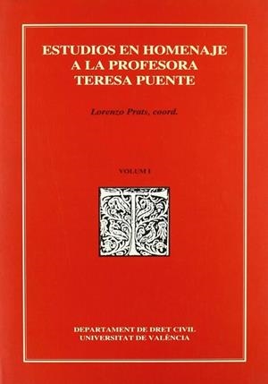 ESTUDIOS EN HOMENAJE A LA PROFESORA TERESA PUENTE (2 VOLS.) | 9788437028750 | VARIOS AUTORES