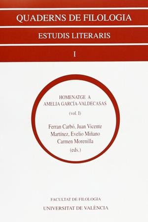 HOMENATGE A AMELIA GARCÍA-VALDECASAS (2 VOLS.) | 9788437020730 | VARIOS AUTORES
