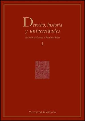 DERECHO, HISTORIA Y UNIVERSIDADES (2 VOLS.) | 9788437068640 | VARIOS AUTORES