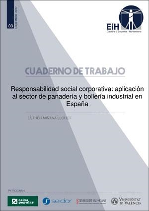 RESPONSABILIDAD SOCIAL CORPORATIVA: APLICACIÓN AL SECTOR DE PANADERÍA Y BOLLERÍA INDUSTRIAL EN ESPAÑA | 9788491331216 | MIÑANA LLORET, ESTHER