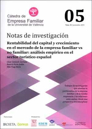 RENTABILIDAD DEL CAPITAL Y CRECIMIENTO EN EL MERCADO DE LA EMPRESA FAMILIAR VS NO FAMILIAR | 9788437098623 | CAMISÓN ZORNOZA, CÉSAR / FORÉS JULIÁN, BEATRIZ / PUIG DENIA, ALBA