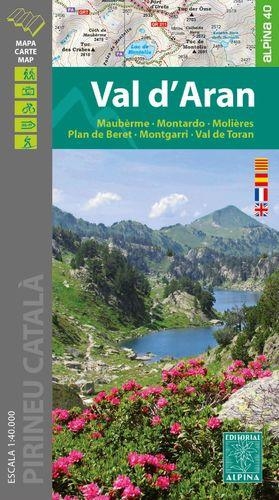 VAL D'ARAN : MAPA-GUIA [2021] | 9788480908771 | EDITORIAL ALPINA