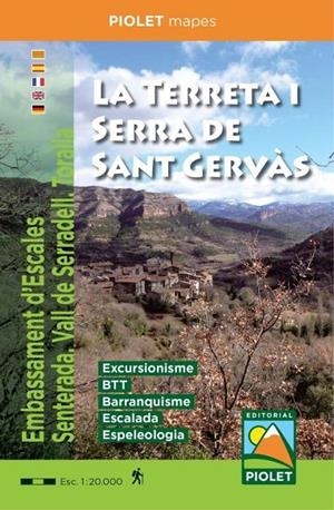 MAPA LA TERRETA I SERRA DE SANT GERVÀS | 9788412188080 | EDITORIAL PIOLET