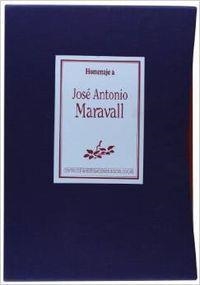HOMENAJE A J. A. MARAVALL (3 VOLUMENES) | 9788474760941