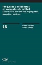 PREGUNTAS Y RESPUESTAS EN ENCUESTAS DE ACTITUD | 9788474767414 | SCHUMAN, HOWARD / PRESSER, STANLEY