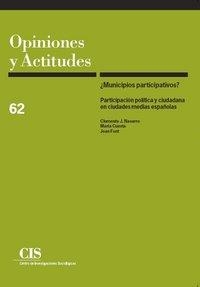MUNICIPIOS PARTICIPATIVOS | 9788474764758 | NAVARRO, CLEMENTE J.