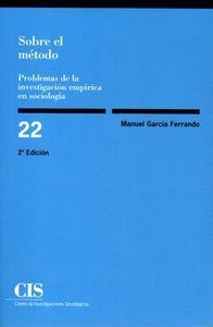 SOBRE EL METODO | 9788474766332 | GARCIA FERRANDO, MANUEL
