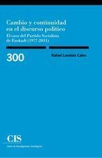 CAMBIO Y CONTINUIDAD EN EL DISCURSO POLITICO | 9788474767155 | LEONISIO CALVO, RAFAEL