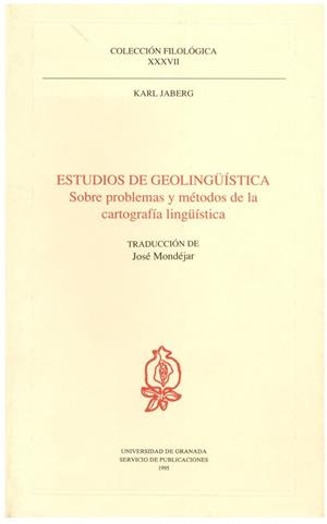 ESTUDIOS DE GEOLINGÜÍSTICA | 9788433820594 | JABERG, K.
