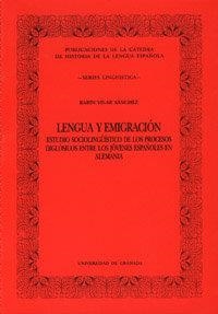 LENGUA Y EMIGRACIÓN | 9788433820112 | VILAR SÁNCHEZ, K.