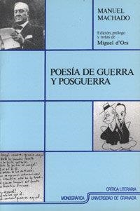 POESÍA DE GUERRA Y POSGUERRA. 2ª EDICIÓN | 9788433816801 | MACHADO, M.
