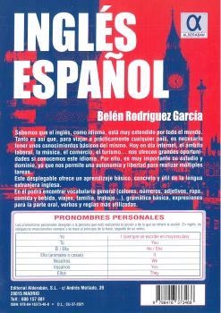 INGLÉS ESPAÑOL DESPLEGABLE | 9788416373468 | RODRÍGUEZ GARCÍA, BELÉN