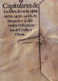 CAPITULARES DE LOS AÑOS 1418 A 1422 | 9788495963772 | CHACÓN GOMES MONEDERO, FRANCIS A.