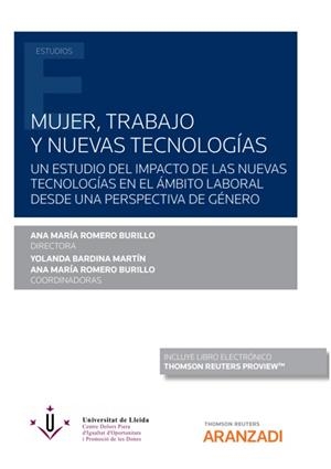 MUJER, TRABAJO Y NUEVAS TECNOLOGIAS | 9788413909240 | ROMERO BURILLO, ANA MARIA