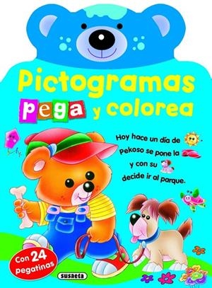 PICTOGRAMAS - PEGA Y COLOREA CONEJITO | 9788467784077