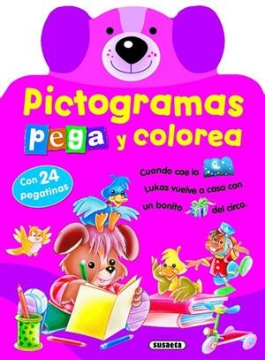 PICTOGRAMAS - PEGA Y COLOREA CONEJITO | 9788467784084