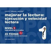 MEJORAR LA LECTURA N,1 COLECCION ESTIMULAR Y APRENDER | 9788498963601 | JARQUE GARCÍA, JESÚS