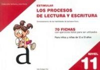 ESTIMULAR PROCESOS LECTURA ESCRITURA NIVEL 11 | 9788498964035 | RODRÍGUEZ RUIZ, CELIA