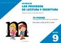 ESTIMULAR PROCESOS LECTURA ESCRITURA NIVEL 9 | 9788498964011 | RODRÍGUEZ RUIZ, CELIA