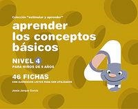 ESTIMULAR Y APRENDER LOS CONCEPTOS BASICOS 4 EST-APRENDER | 9788498963342 | JARQUE GARCÍA, JESÚS