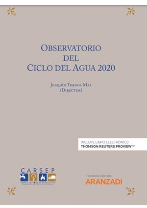OBSERVATORIO DEL CICLO DEL AGUA 2020 | 9788413908557 | TORNOS MAS, JOAQUIN