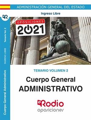 CUERPO GENERAL ADMINISTRATIVO. ADMINISTRACION DEL ESTADO. TEMARIO 02 | 9788418331589 | ROBLEDO DE DIOS, TOMAS JESUS