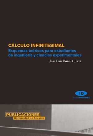 CÁLCULO INFINITESIMAL | 9788479087296 | BONNET JEREZ, JOSÉ LUIS