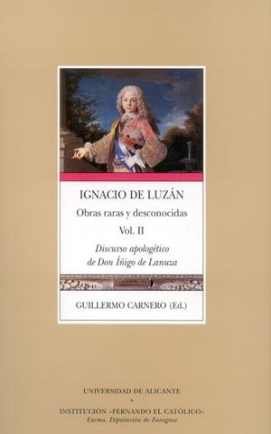 IGNACIO DE LUZÁN, OBRAS RARAS Y DESCONOCIDAS | 9788478207275 | CARNERO ARBAT, GUILLERMO