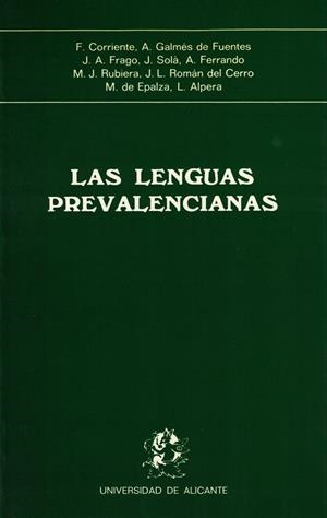 LENGUAS PREVALENCIANAS, LAS | 9788460043942 | VARIOS AUTORES