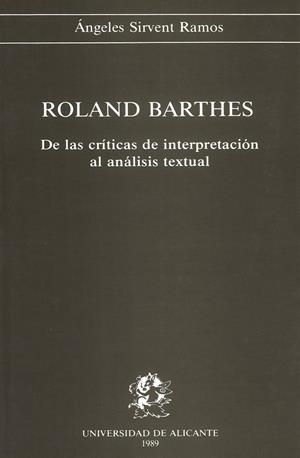 ROLAND BARTHES | 9788486809713 | SIRVENT RAMOS, ÁNGELES